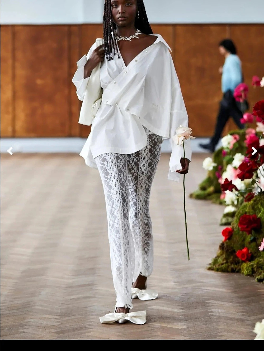 House of Sunny Law of Attraction Lace-up Flare Pants - Picture 9 of 10